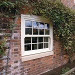 White Sliding Sash Window