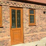 uPVC Brown Back Door